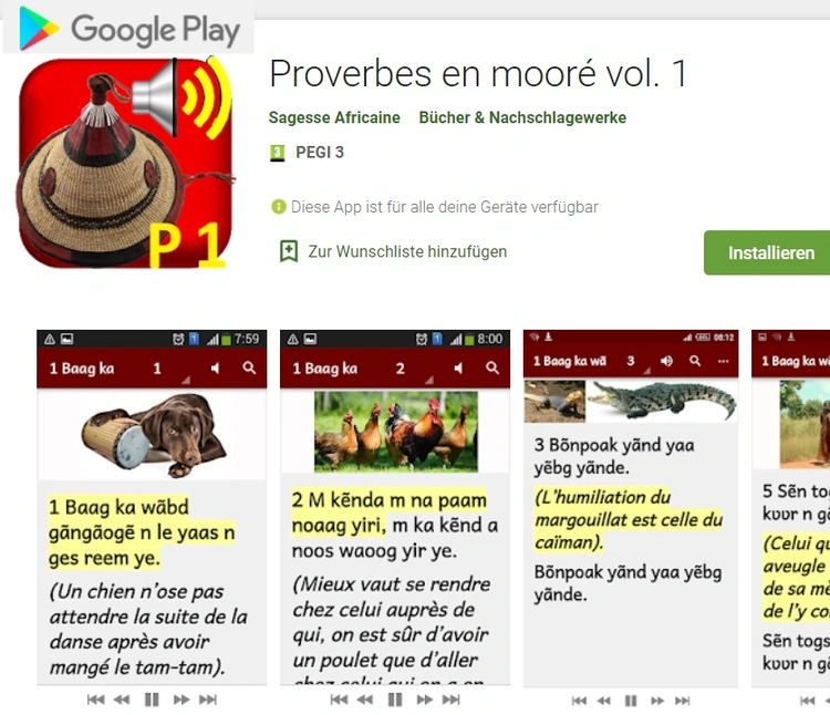 proverbes en moore Play Store1