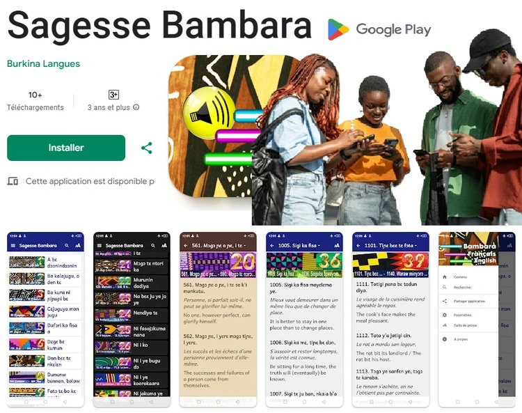 Sagesse Bambara sur Google Play Store.jpg